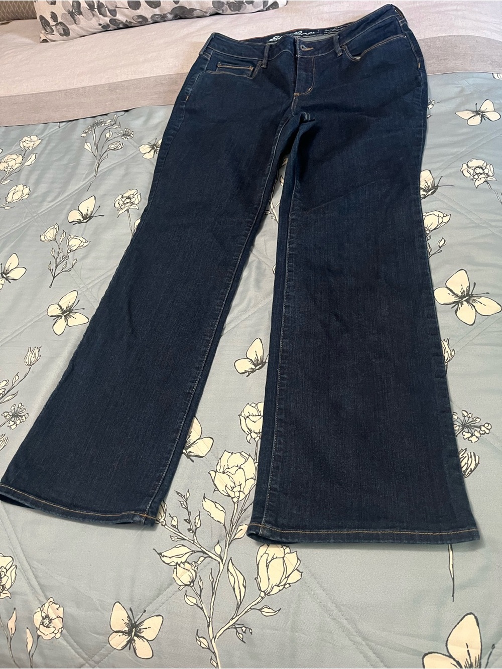 Eddie Bauer Dark Blue Bootcut Jeans